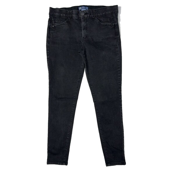 Democracy Ab Solution Black Skinny Stretch Ankle Jeans Women’s Size 14 (J2) - Picture 5 of 12